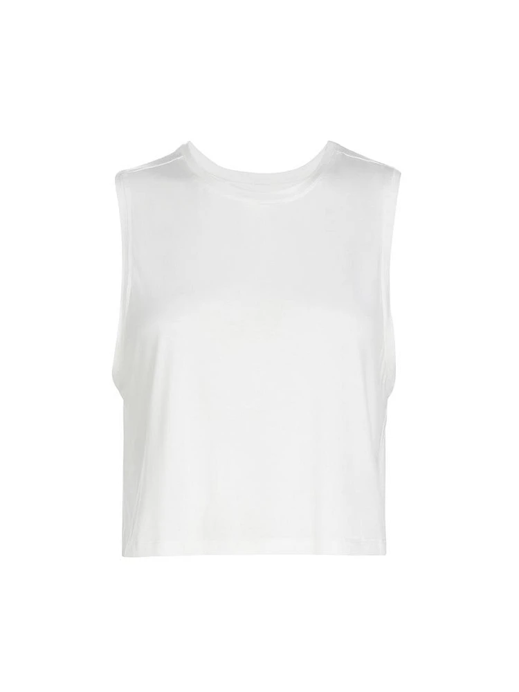 Sienna Jersey Crop Tank