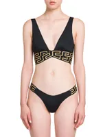 Greca Triangle Bikini Top