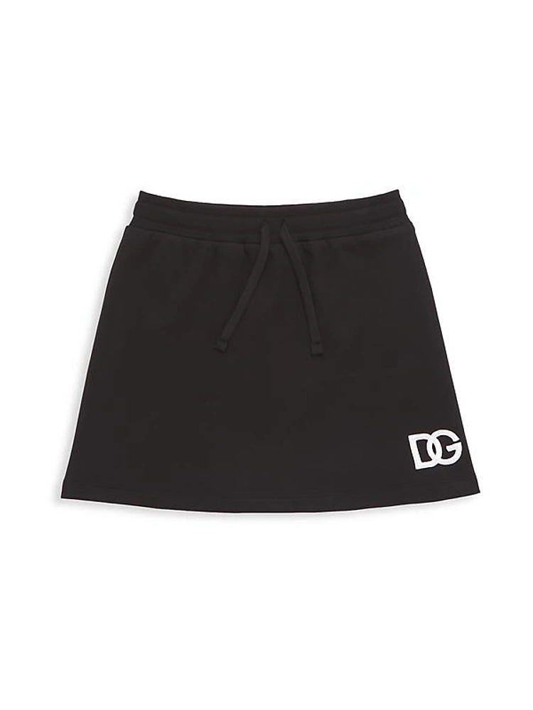 Little Girl's & Girl's Logo Sweat Skirt