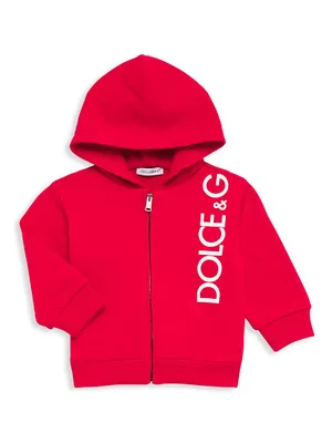 Baby Boy's Logo Zip-Up Hoodie