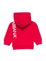 Baby Boy's Logo Zip-Up Hoodie