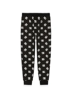 Little Kid's & Logo Print Joggers