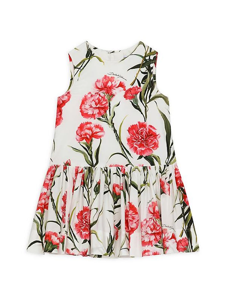 Little Girl's & Girl's Floral Print Dress