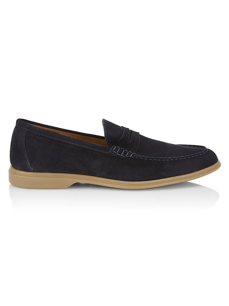 COLLECTION Suede Penny Loafers