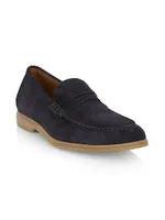 COLLECTION Suede Penny Loafers