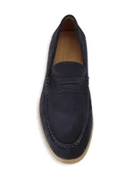 COLLECTION Suede Penny Loafers