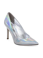 Hazel Iridescent PVC Pumps