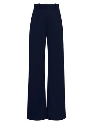 Wool-Blend Suiting Trousers