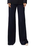 Wool-Blend Suiting Trousers