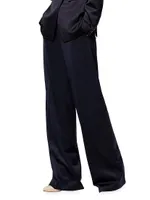 Wool-Blend Suiting Trousers