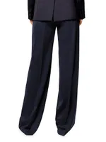 Wool-Blend Suiting Trousers