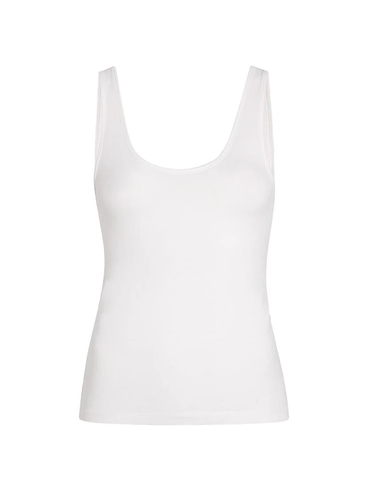 Stretch-Cotton Tank Top