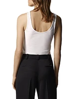 Stretch-Cotton Tank Top