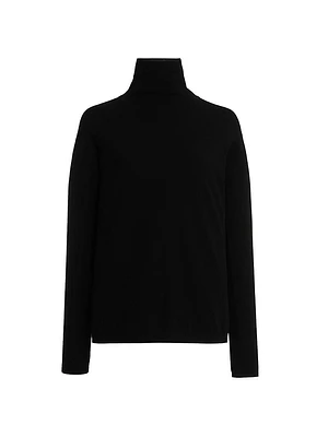 Turtleneck Wool-Blend Sweater