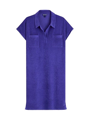 Terry Coverup Polo Dress