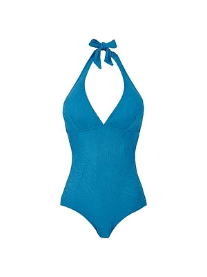 Jacquard Plumes One-Piece Swimsuit