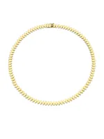 14K Yellow Gold Marquise Necklace