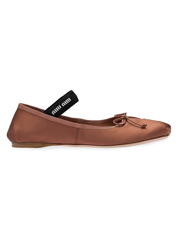 Satin Ballet Flats