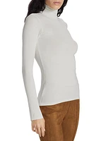 Long-Sleeve Turtleneck Top