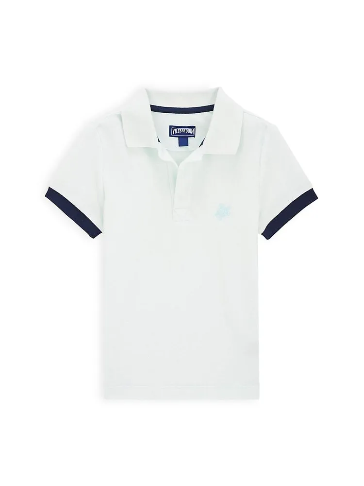 Little Boy's & Cotton Piqué Polo Shirt