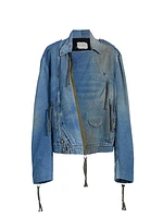 Overall Brando Denim Moto Jacket