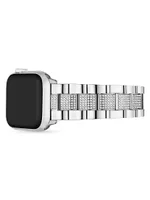 Stainless Steel Pavé Apple Watch® Bracelet/20MM