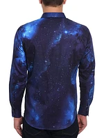 Cosmic Garden Cotton Shirt