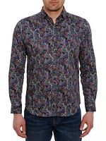 Ashbourne Printed Button-Up Shirt