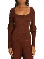 Wren Puff-Sleeve Sweater