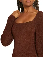 Wren Puff-Sleeve Sweater