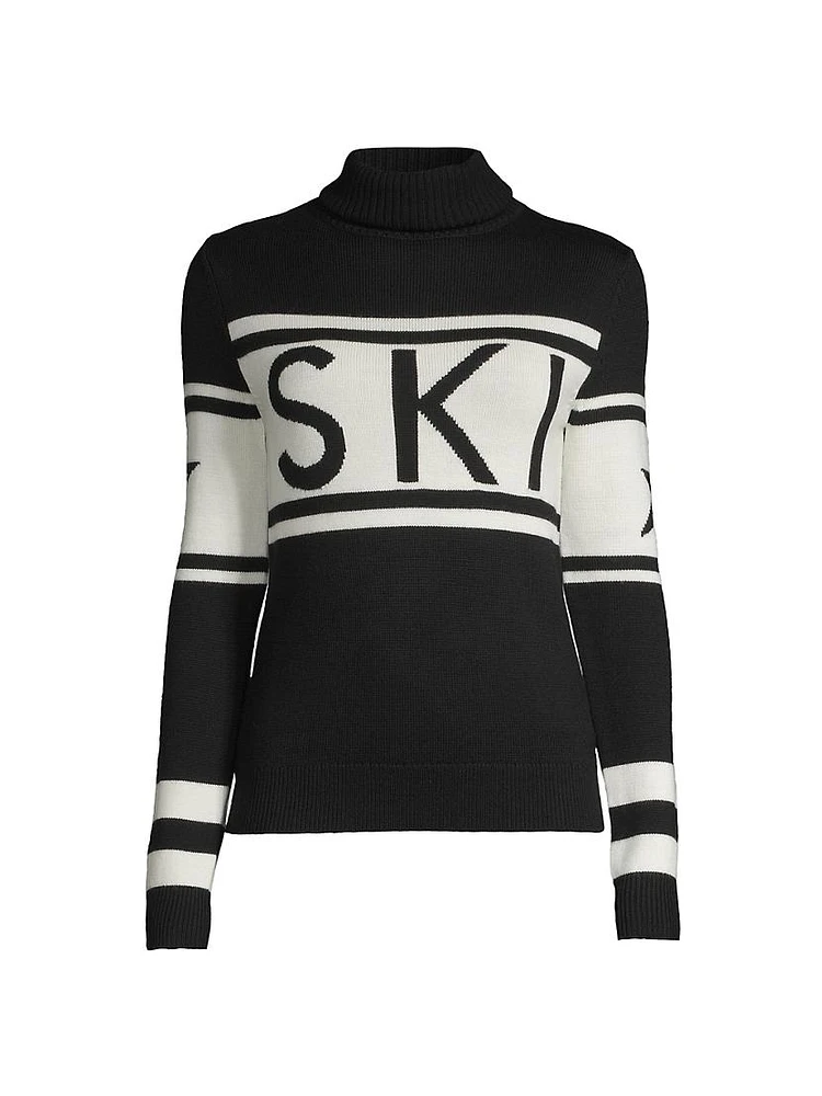 "Ski" Wool Turtleneck Sweater