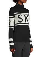 "Ski" Wool Turtleneck Sweater