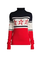 Intarsia Knit Chopper Sweater