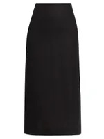 Cala Linen Midi-Skirt