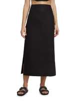 Cala Linen Midi-Skirt