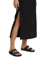 Cala Linen Midi-Skirt