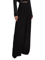 Fabi Pleated-Front Pants