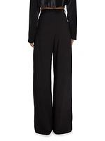 Fabi Pleated-Front Pants