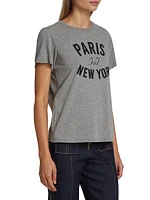 Paris New York Graphic T-Shirt