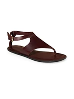 Trani Leather Thong Sandals