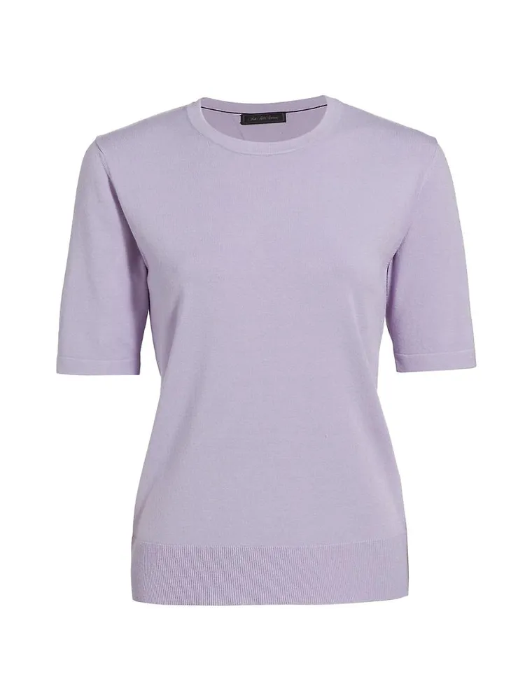 COLLECTION Dream Short-Sleeve Crewneck Sweater