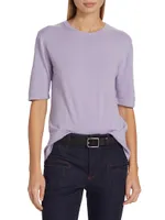 COLLECTION Dream Short-Sleeve Crewneck Sweater