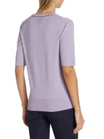 COLLECTION Dream Short-Sleeve Crewneck Sweater