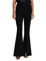 Billie High-Rise Wide-Leg Split-Hem Pants