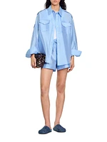 Loose Fit Satin Shirt