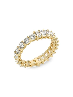 Undecided Eternity Band 14K Gold & Diamond Ring