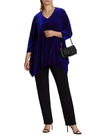 Stretch Velvet Swing Tunic