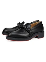 Christian Louboutin x Idris Elba Urbino Moc Braid Penny Loafers