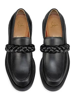 Christian Louboutin x Idris Elba Urbino Moc Braid Penny Loafers