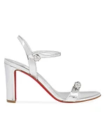 Atmospheria 85MM Specchio Leather Sandal Heels